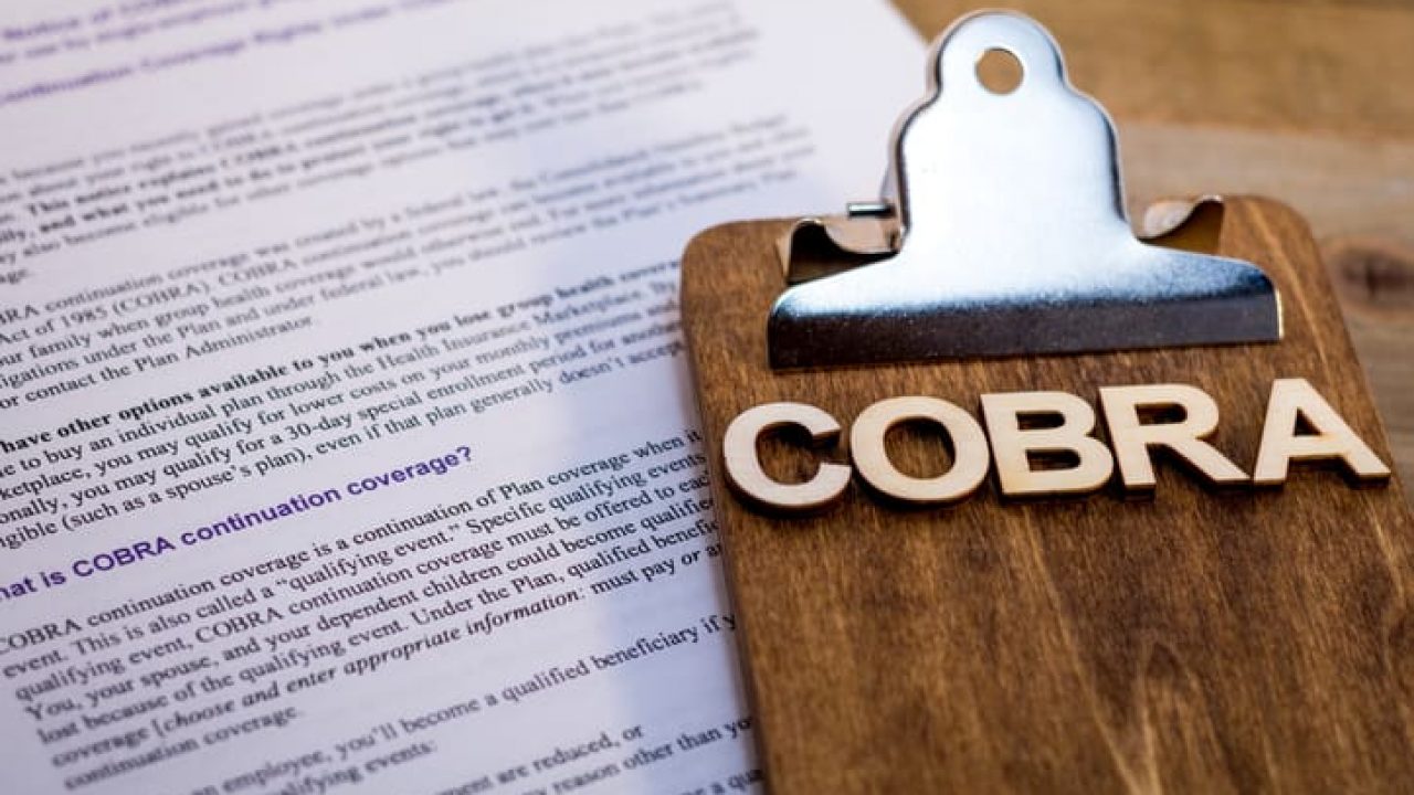 COBRA Healthcare Insurance Benefits for Unemployment concept